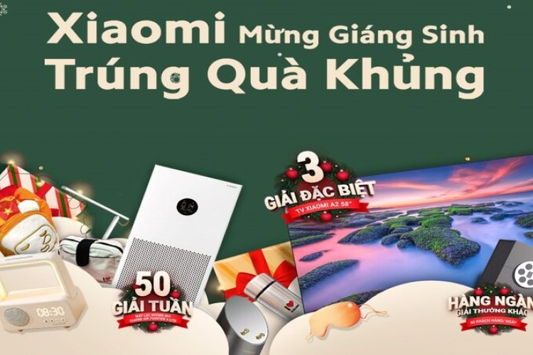 Xiaomi khuyến mãi tưng bừng mùa lễ hội cuối năm