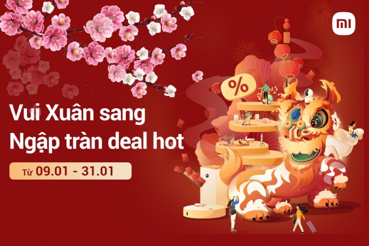 Mừng năm mới, Xiaomi khuyến mãi lên đến 33% điện thoại và thiết bị nhà thông minh