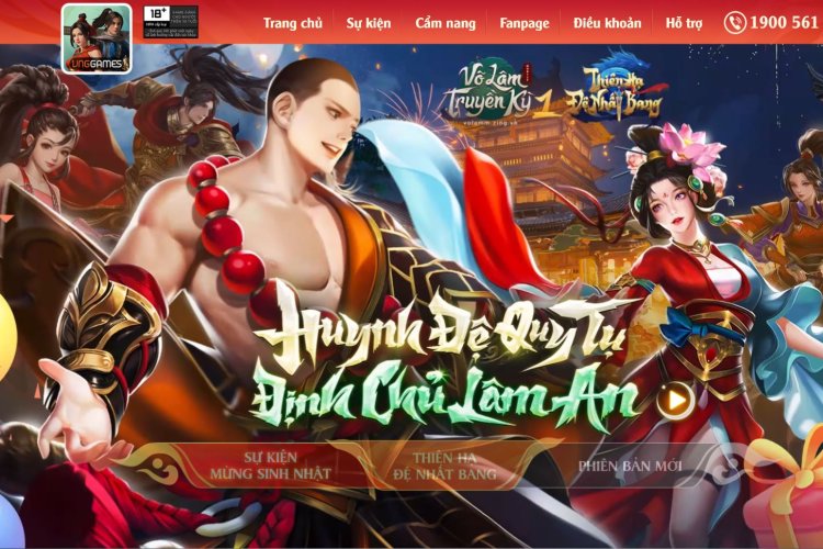 Đón tuổi lên 2, Võ Lâm Truyền Kỳ 1 Mobile rải thảm quà