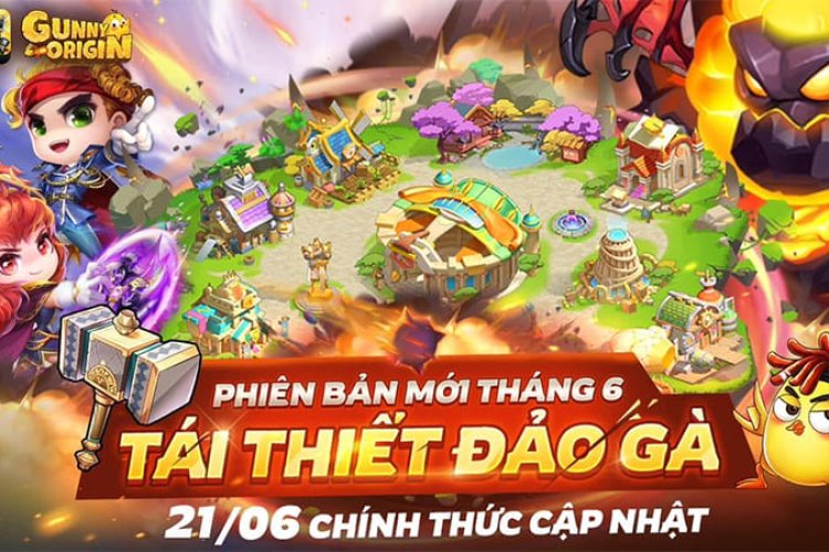 Gunny Origin thay áo mới bằng phiên bản Tái Thiết Đảo Gà