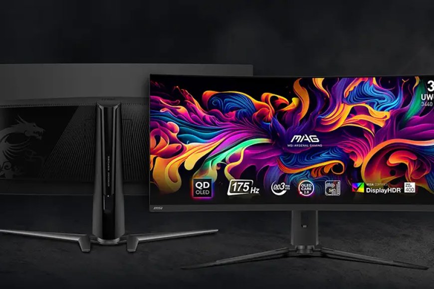 MSI tung dải màn hình chơi game QD-OLED có hỗ trợ AI