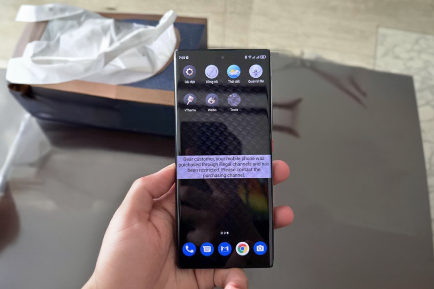 Nhiều máy Vertu bất ngờ bị khóa