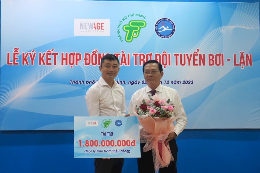 Đội tuyển bơi lặn TP.HCM nhận tài trợ 1,8 tỷ đồng