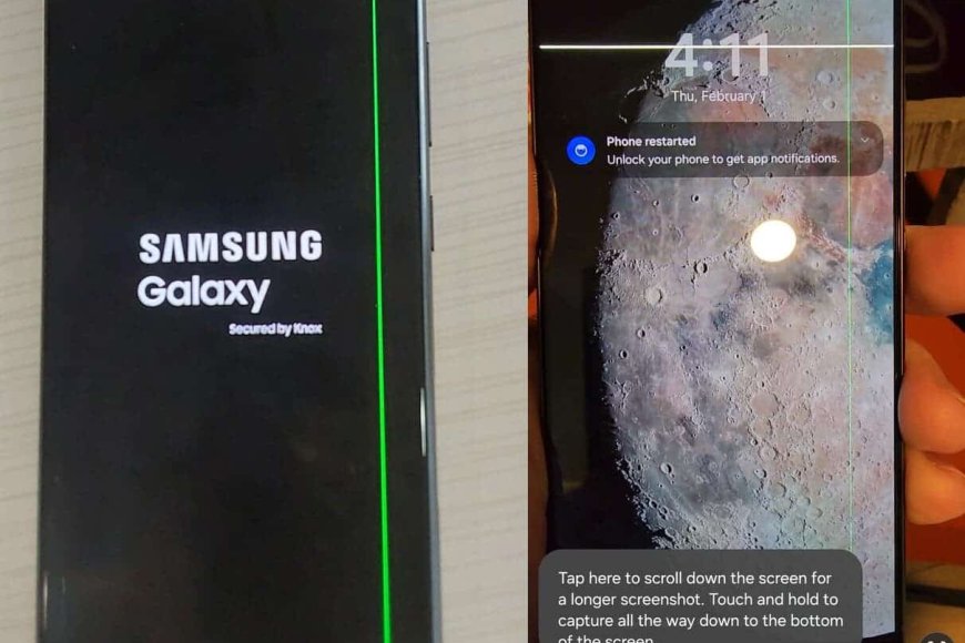 Galaxy S24 Ultra dính lỗi sọc màn hình