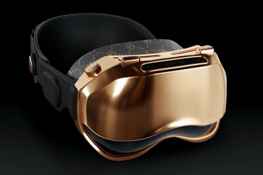 Apple Vision Pro mạ vàng 18K, giá bán cao gấp 12 lần bản gốc