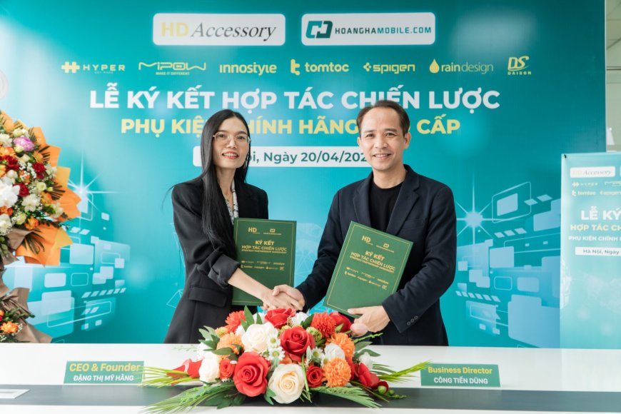 HDAccessory và Hoàng Hà Mobile ký hợp tác chiến lược