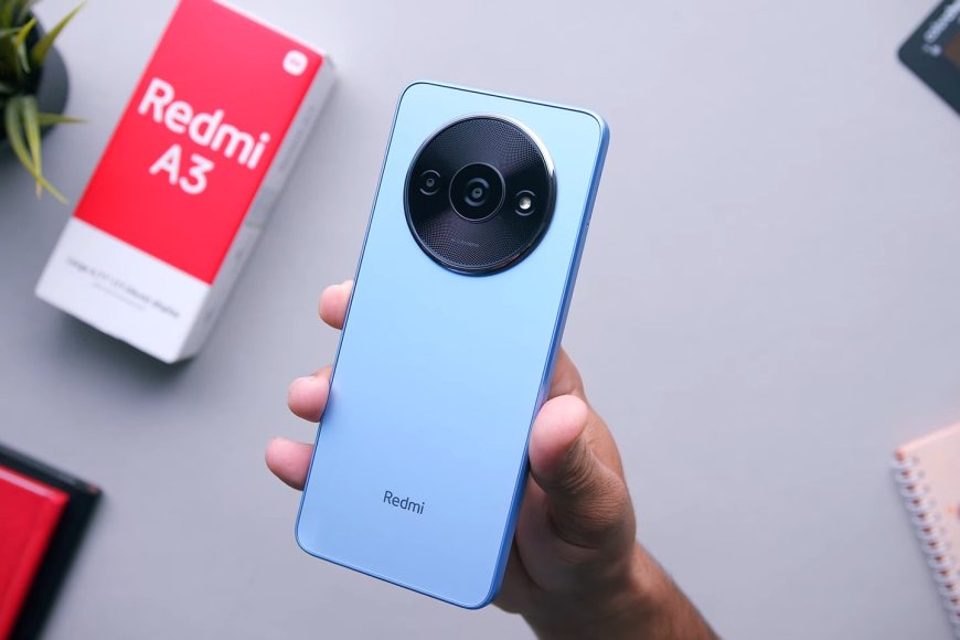 Xiaomi ra mắt Redmi A3: Màn hình lớn, thiết kế đậm chất thời trang