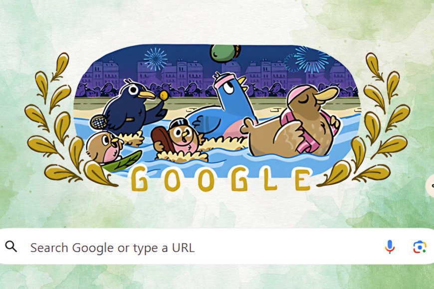 Google Doodle chào đón Olympic Paris 2024
