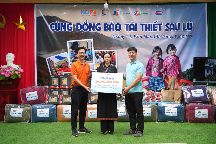 FPT Shop và Sunhouse cùng chung tay tái thiết Lạng Sơn