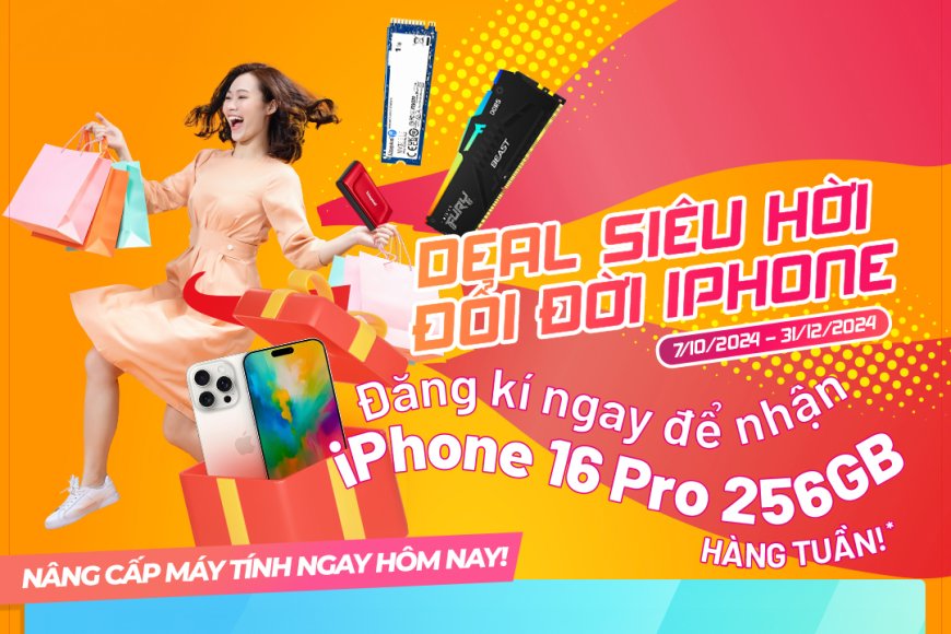 Mua sản phẩm Kingston trúng iPhone