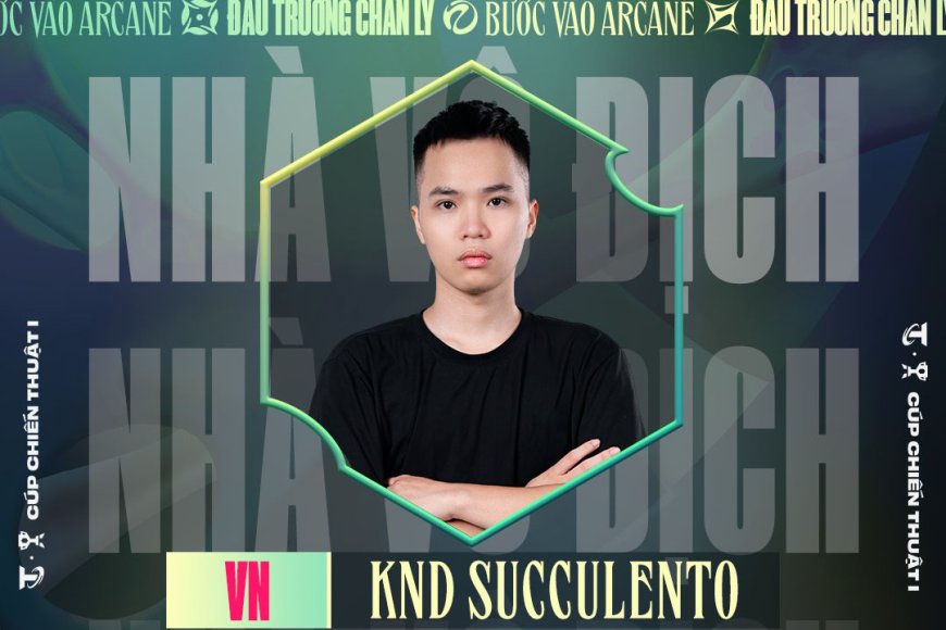 Kỳ thủ Succulento giúp Việt Nam đăng quang tại Cúp Chiến Thuật APAC