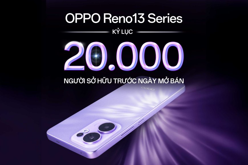 OPPO Reno13 series thu hút hơn 20.000 người sở hữu sớm