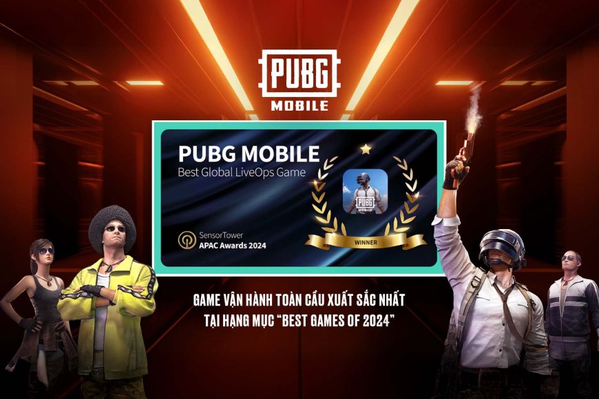 PUBG Mobile ghi dấu ấn tại giải thưởng quốc tế Sensor Tower APAC Awards