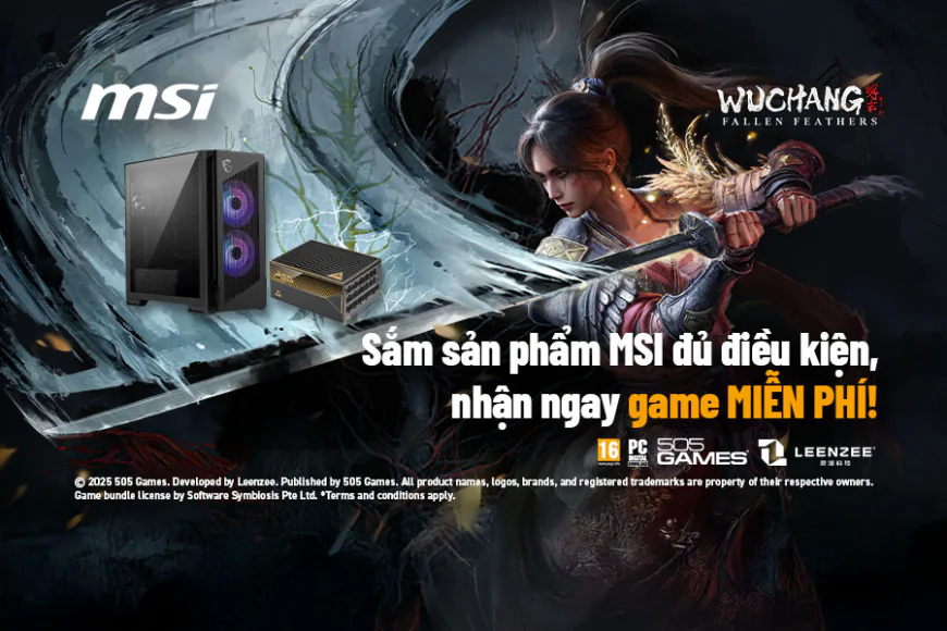 Mua linh kiện MSI nhận game bom tấn miễn phí