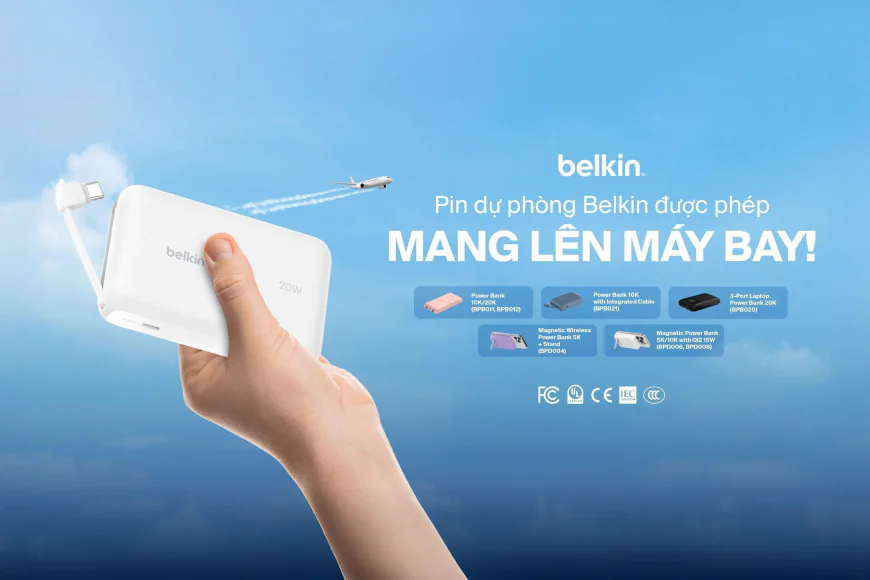 Belkin đạt chứng nhận CCC cho nhiều mẫu sạc dự phòng