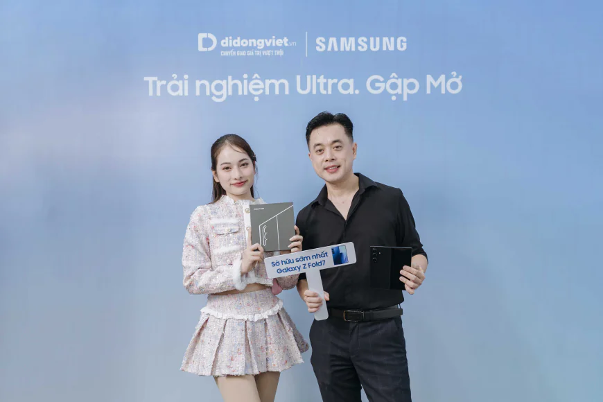 Galaxy Z Fold7 ghi điểm trong mắt nhạc sĩ Dương Khắc Linh