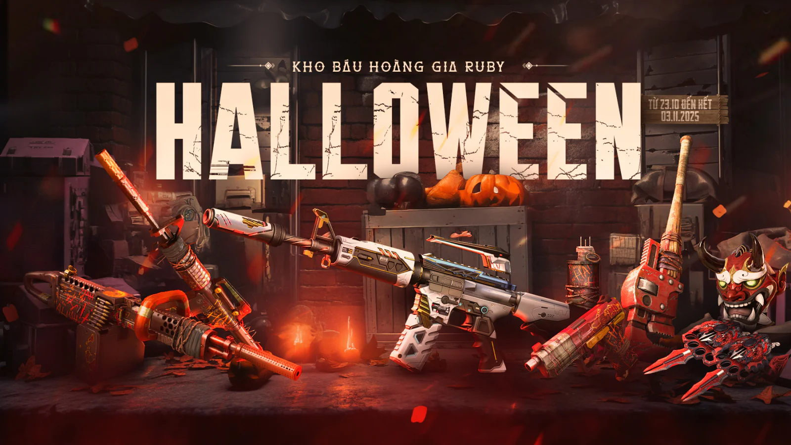 Đột Kích tung Kho Báu Hoàng Gia Ruby Halloween cho mùa lễ hội ma quái tháng 10