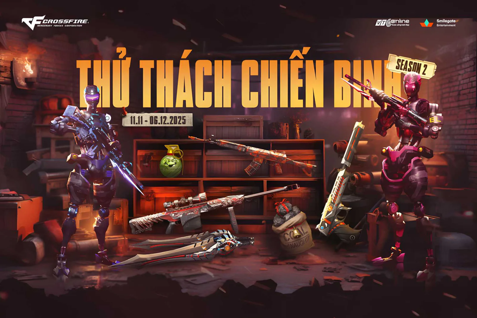 Đột Kích mở Thử Thách Chiến Binh mùa 2 với phần thưởng Megatron hấp dẫn