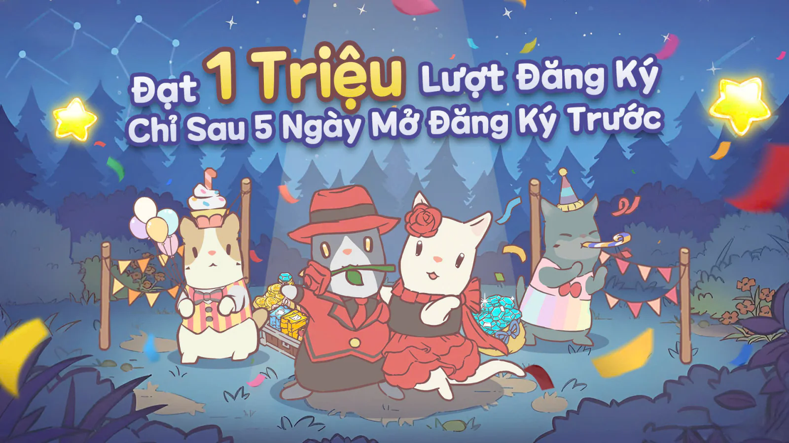 Sau 5 ngày, tân binh Cats & Soup: Fluffy Town đạt 1 triệu lượt đăng ký