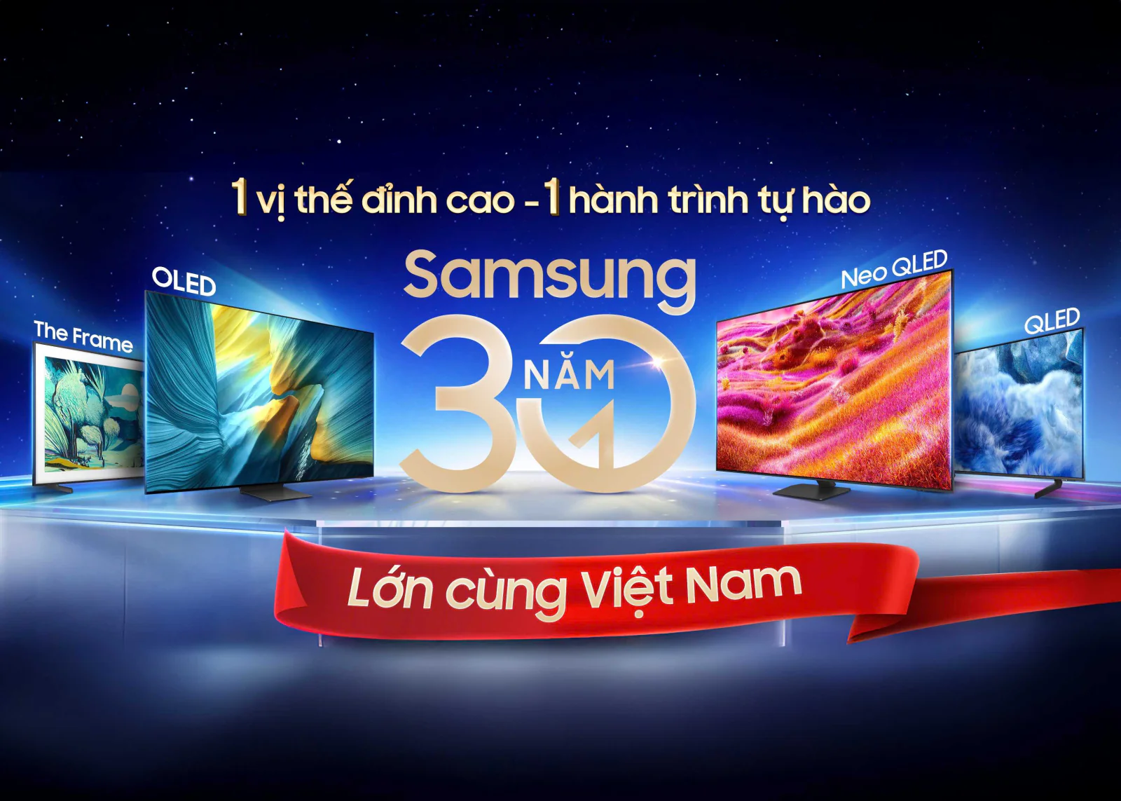 Từ màn hình CRT đến kỷ nguyên AI TV của Samsung tại Việt Nam