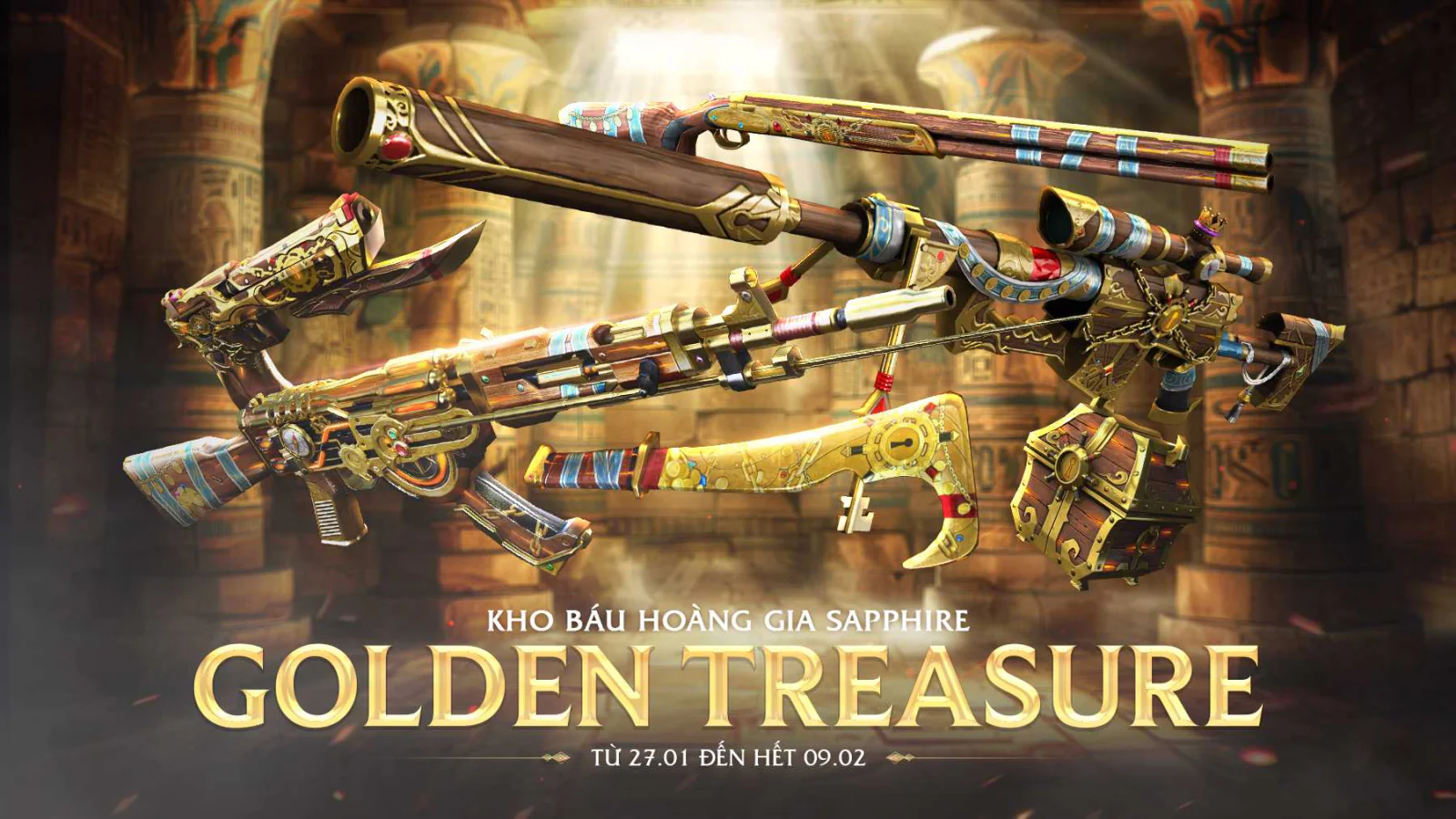 Đột Kích trình làng cặp Kho Báu Hoàng Gia Cá Chép Vàng và Golden Treasure