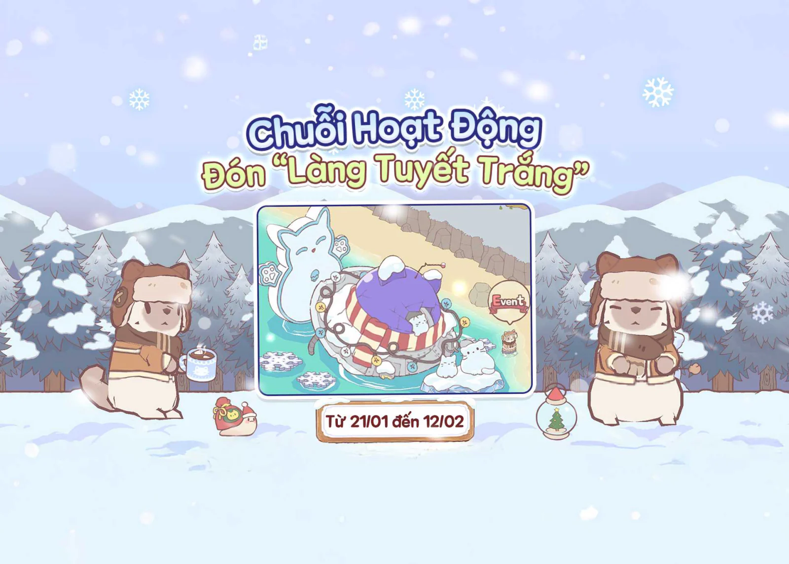 Mùa đông vẫn chưa kết thúc tại Cats & Soup: Fluffy Town