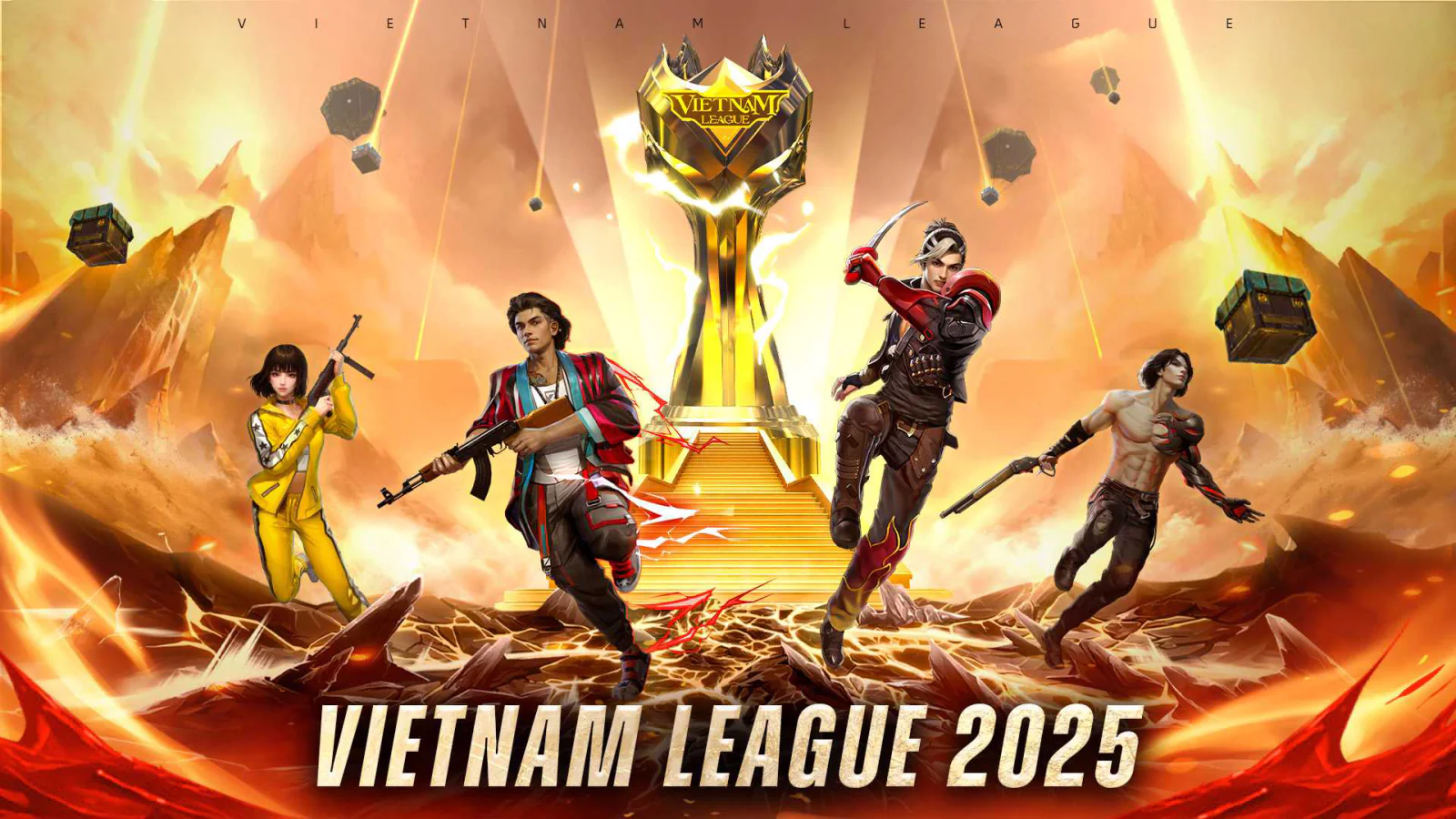 12 đội tuyển Free Fire tranh tài tại VIETNAM LEAGUE 2025