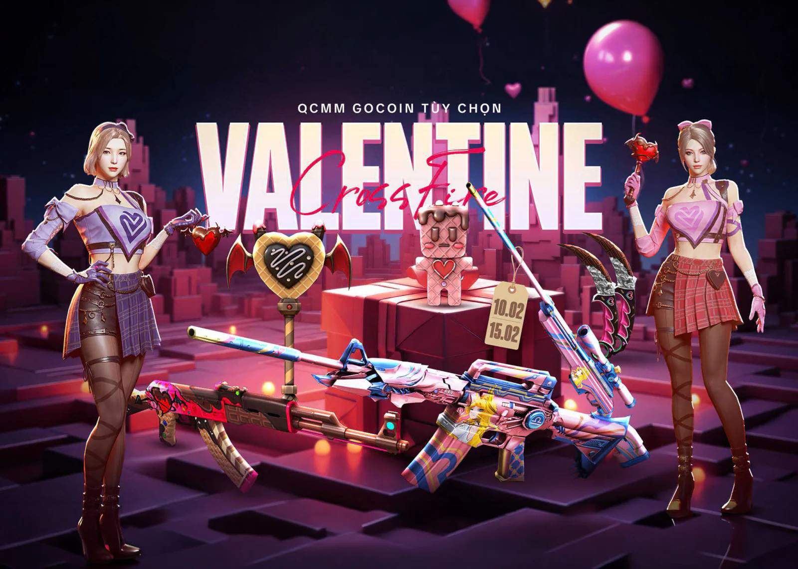 Valentine ngọt ngào, Carnival rực rỡ và Huyền Long tái sinh khuấy động Đột Kích tháng 2