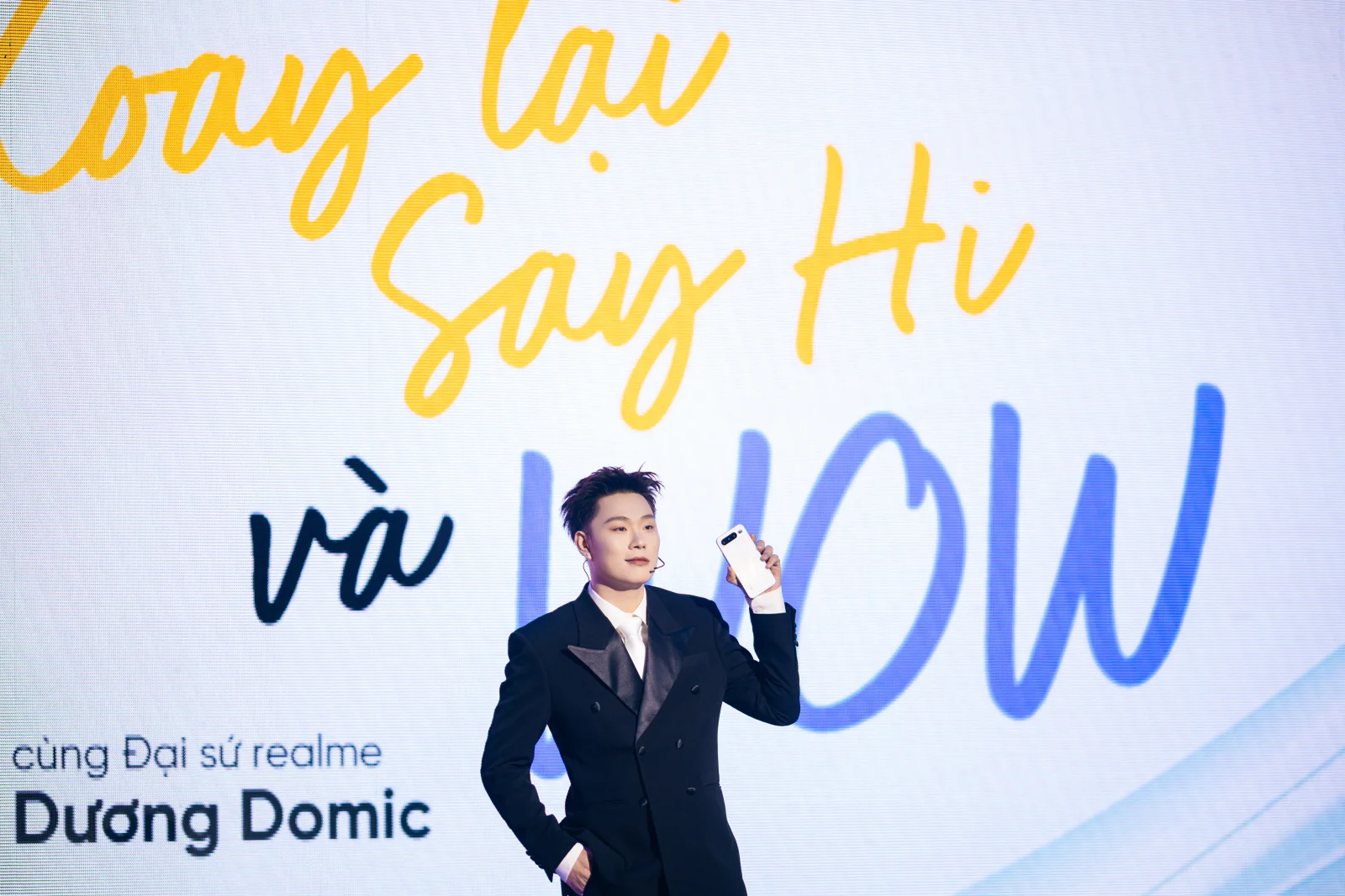 Đại sứ thương hiệu Dương Domic khuấy động buổi ra mắt realme 16 series