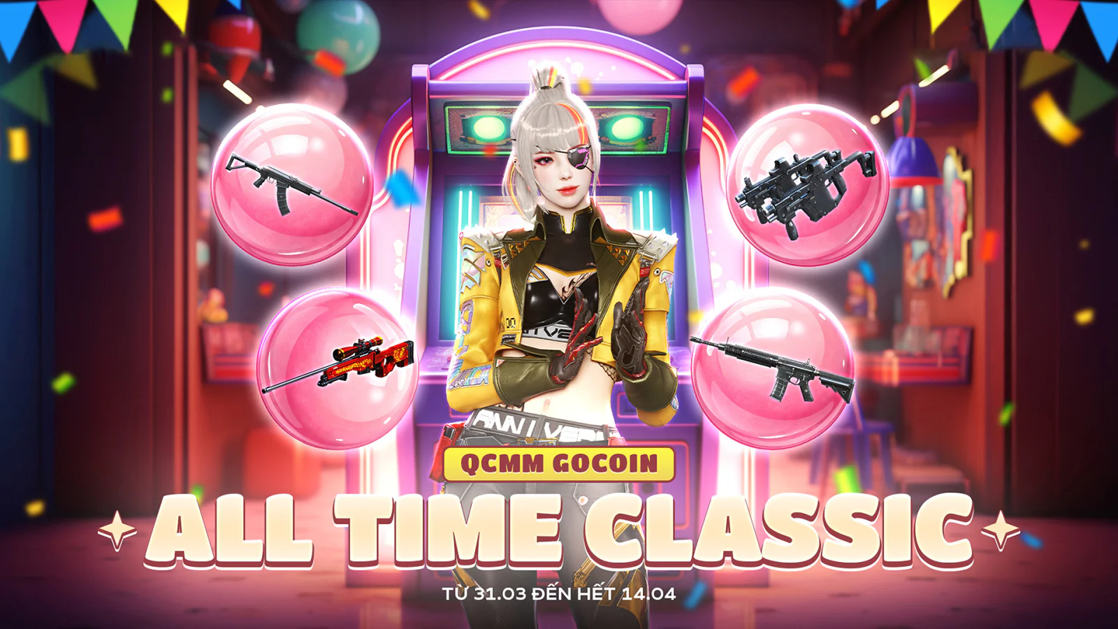 Đột Kích tôn vinh giá trị cổ điển với QCMM All Time Classic