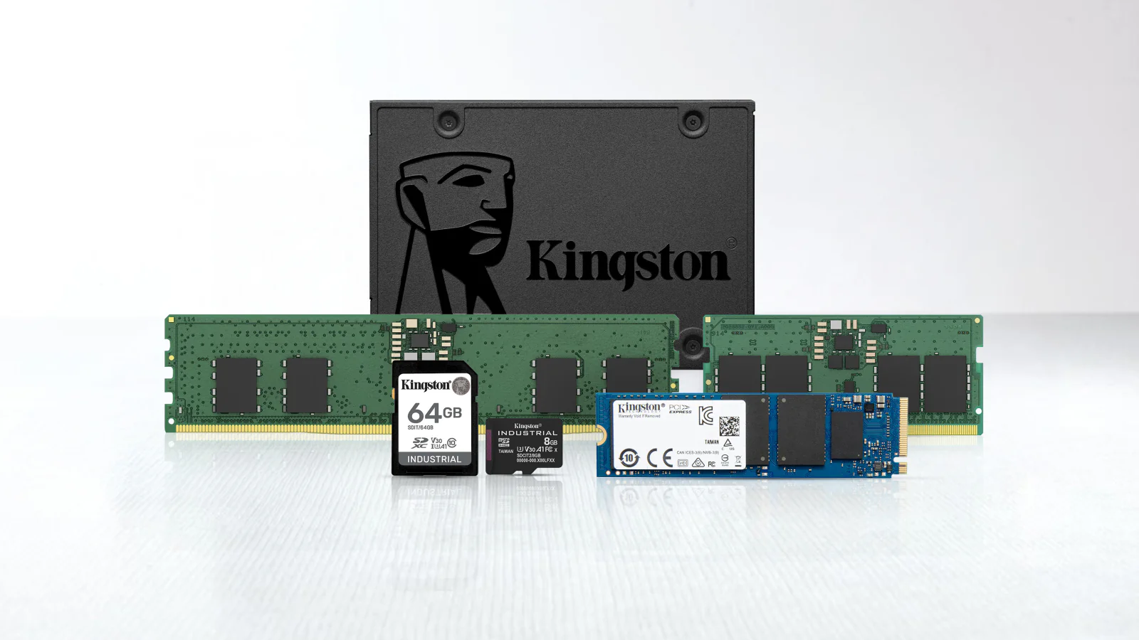 Kingston giới thiệu RAM Design-In và SSD công nghiệp