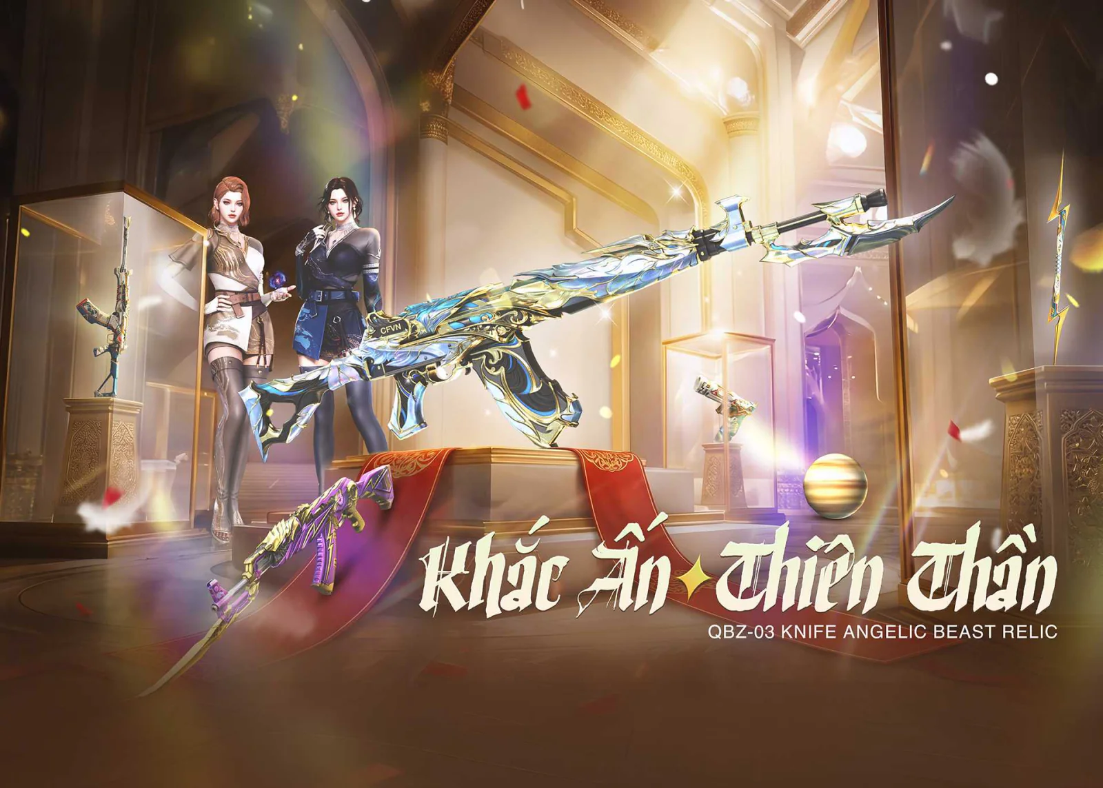 Đột Kích giới thiệu Kho Báu Hoàng Gia Sapphire QBZ-03 Angelic Beast Relic