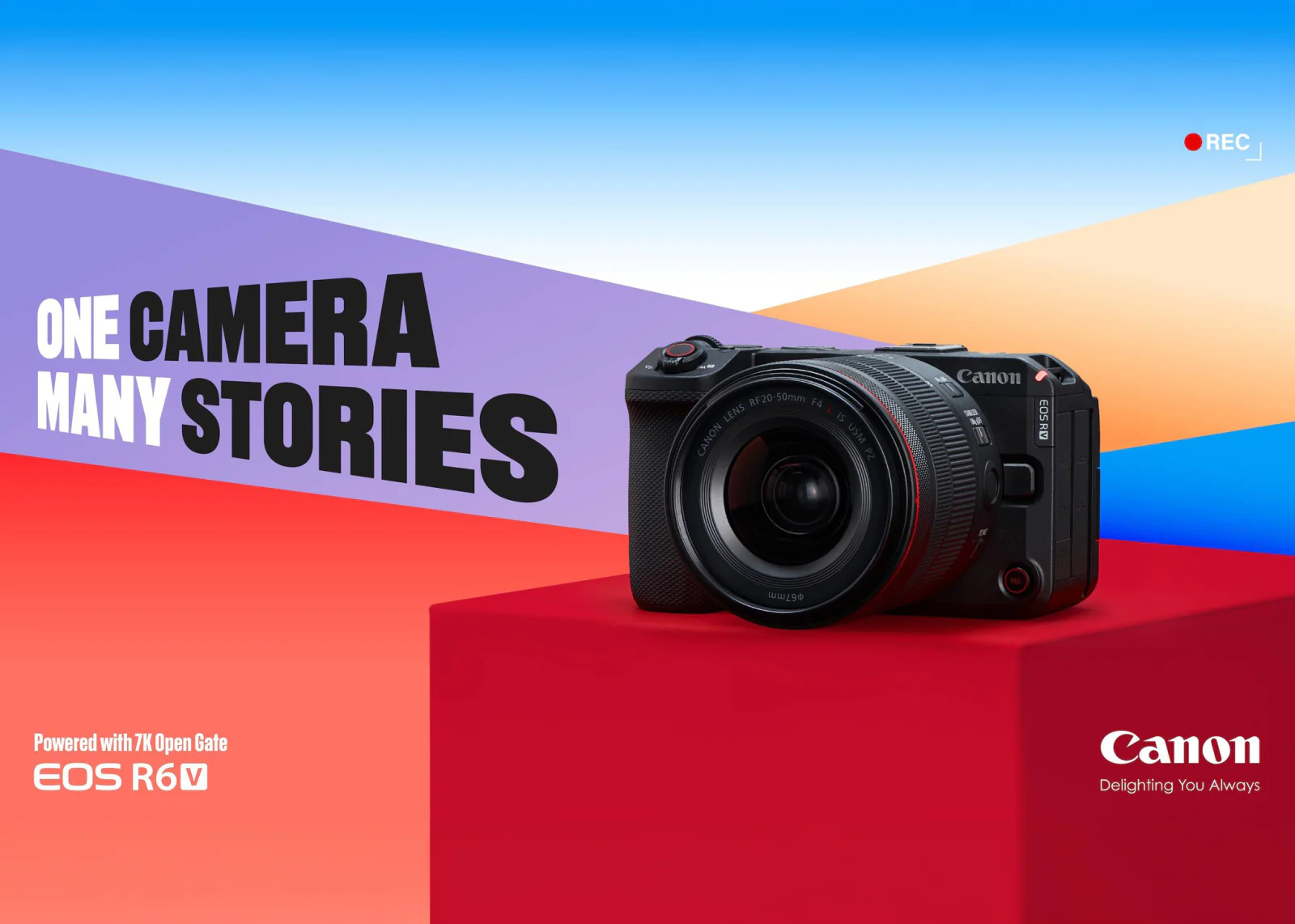 Canon giới thiệu máy quay EOS R6 V cùng ống kính RF 20-50mm F4 L IS USM PZ