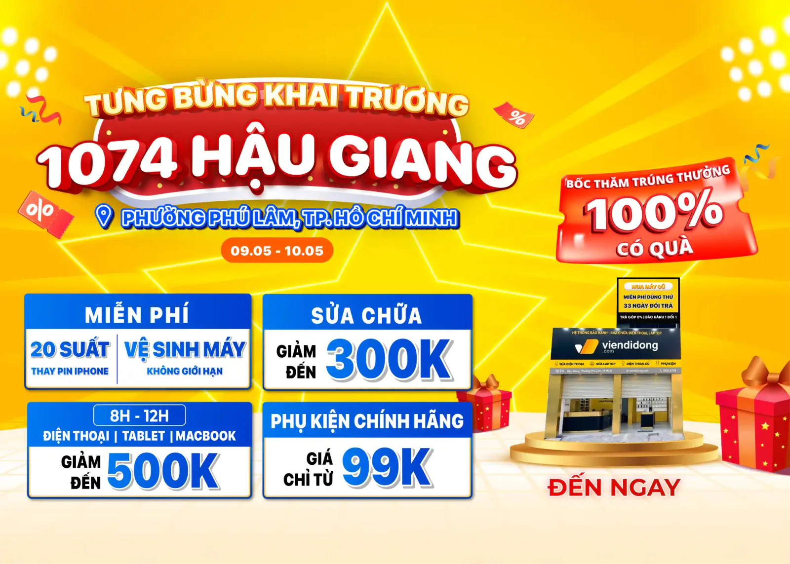 Viện Di Động khai trương chi nhánh 1074 Hậu Giang