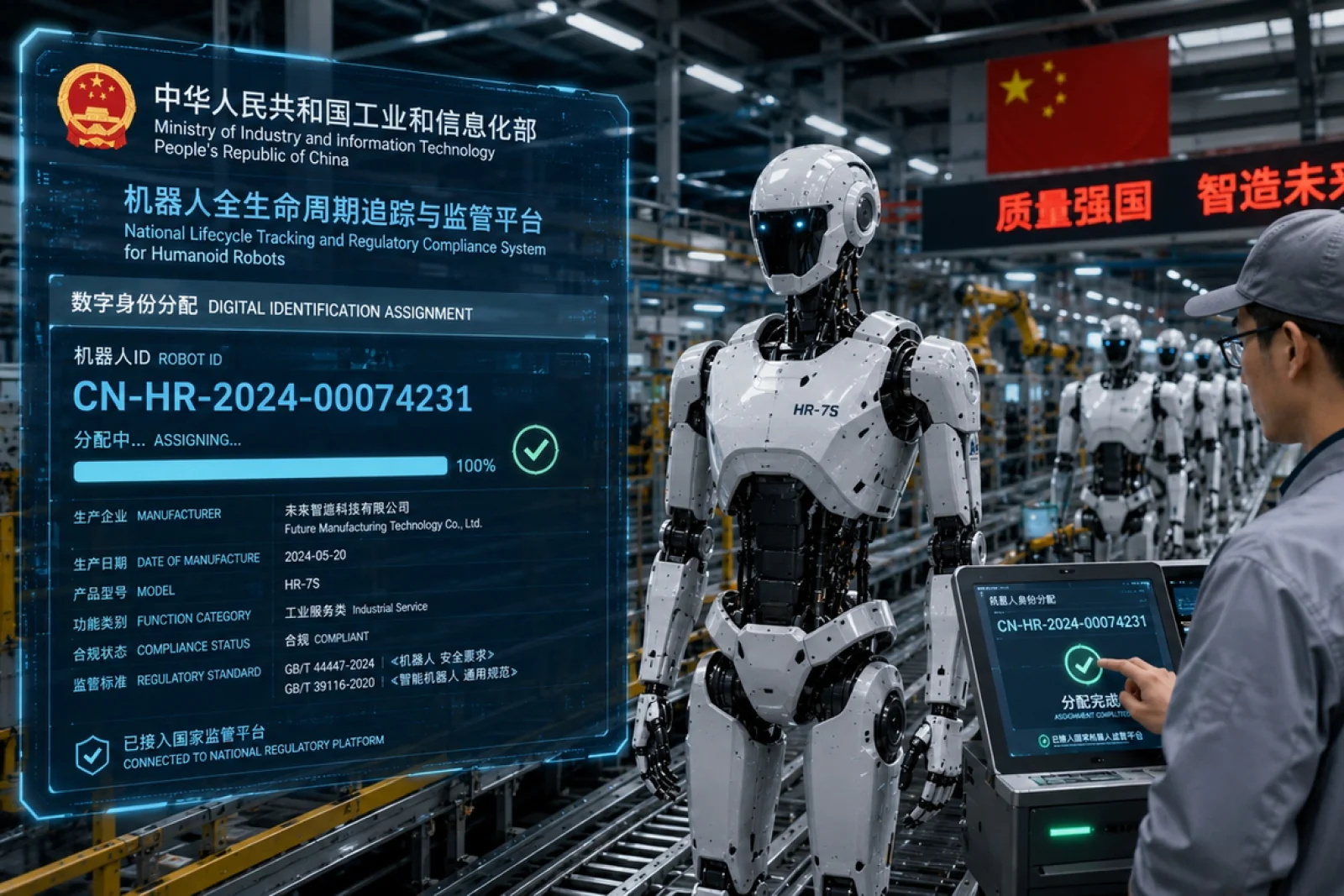 Trung Quốc cấp 'căn cước công dân' cho robot hình người