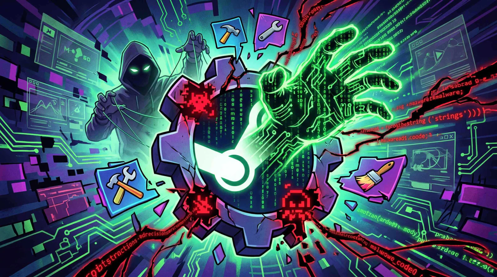 Hàng nghìn game thủ dính bẫy virus trên nền tảng game Steam