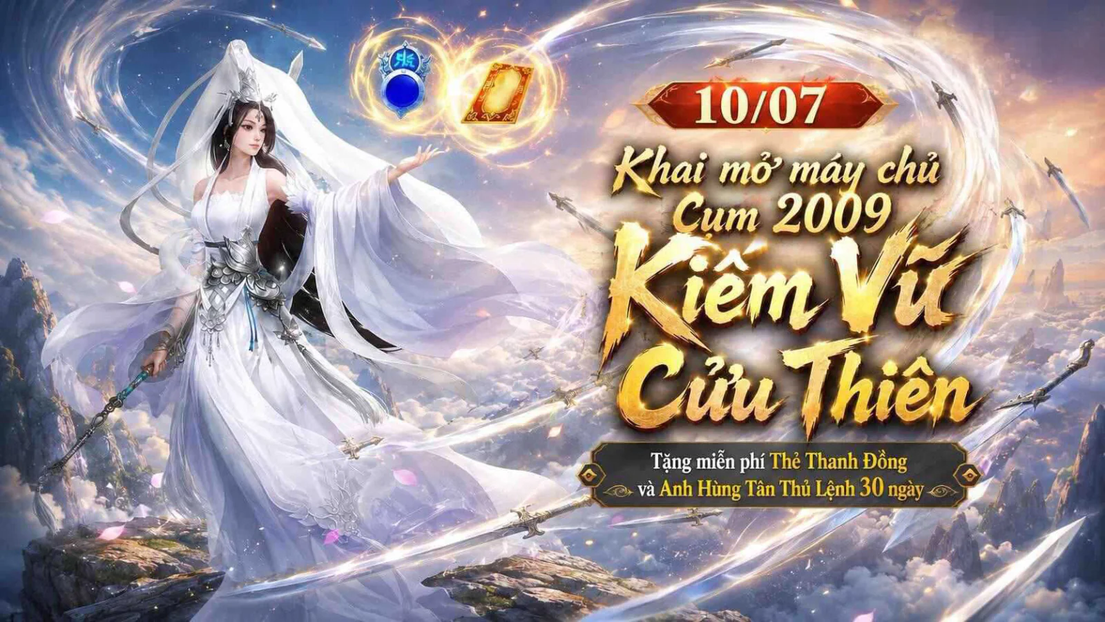 Kiếm Vũ Cửu Thiên tái hiện tinh thần Kiếm Thế 2009