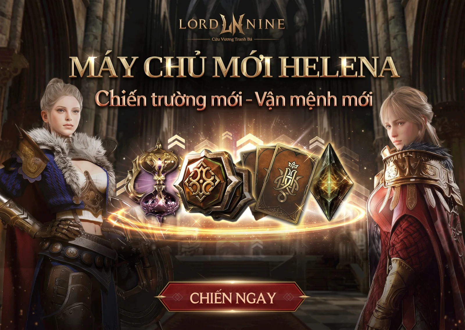 LORDNINE mừng server Helena bằng quà tặng gần 200 triệu đồng