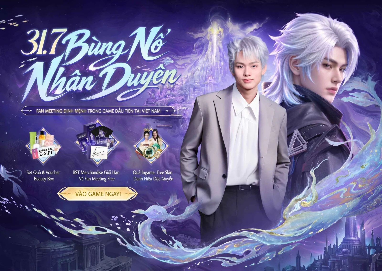 Bùi Trường Linh mở fan meeting trong Nghịch Thuỷ Hàn