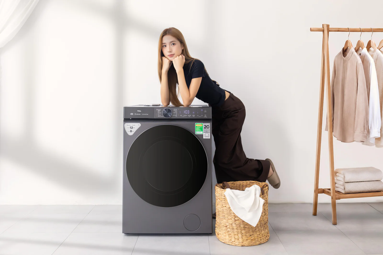 Đánh giá máy giặt sấy TCL Max Aura: Chuẩn mực mới cho không gian sống hiện đại