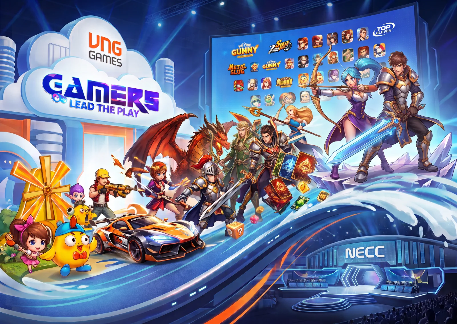 VNGGames mang hơn 20 tựa game đến siêu sự kiện 'Gamers Lead The Play'