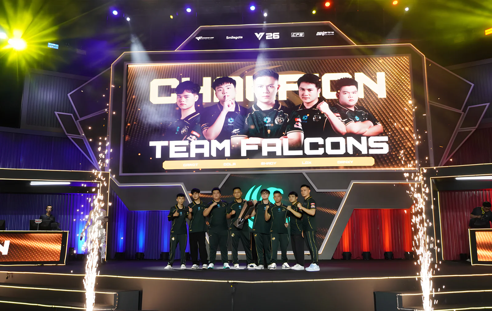 Team Falcons lập kỳ tích với chức vô địch CFVL thứ 6 liên tiếp