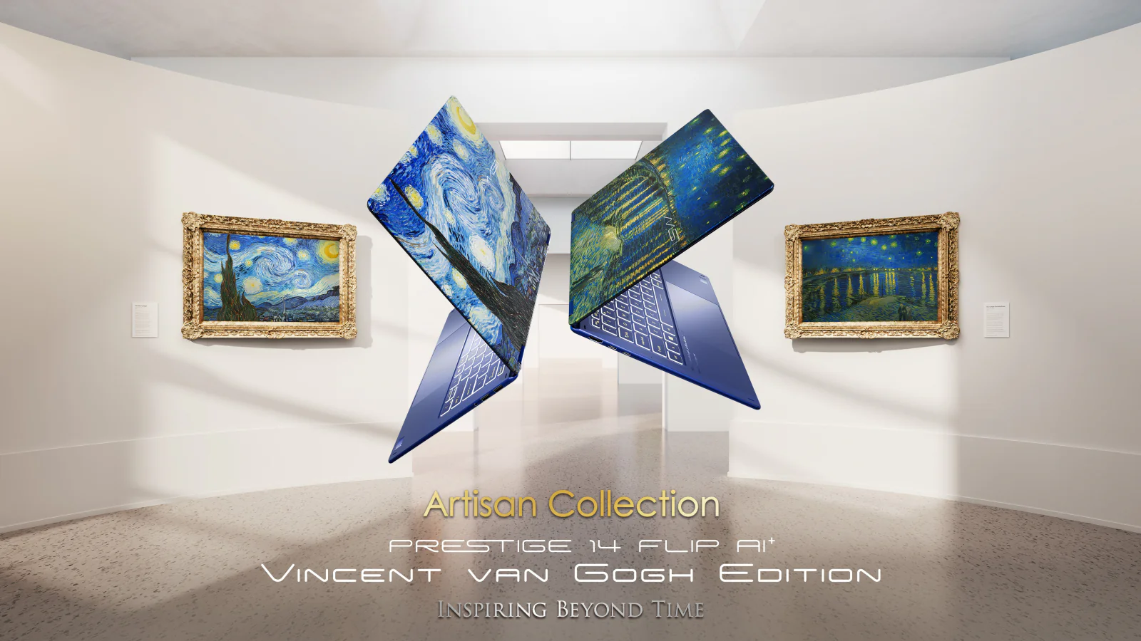 MSI mở đặt trước laptop Prestige 14 Flip AI+ Van Gogh