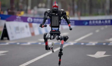 Robot Trung Quốc lập kỷ lục tốc độ, vượt thành tích của Usain Bolt