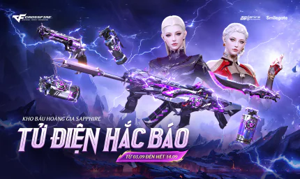 Game thủ Đột Kích khám phá Kho Báu Hoàng Gia Sapphire: Tử Điện Hắc Báo