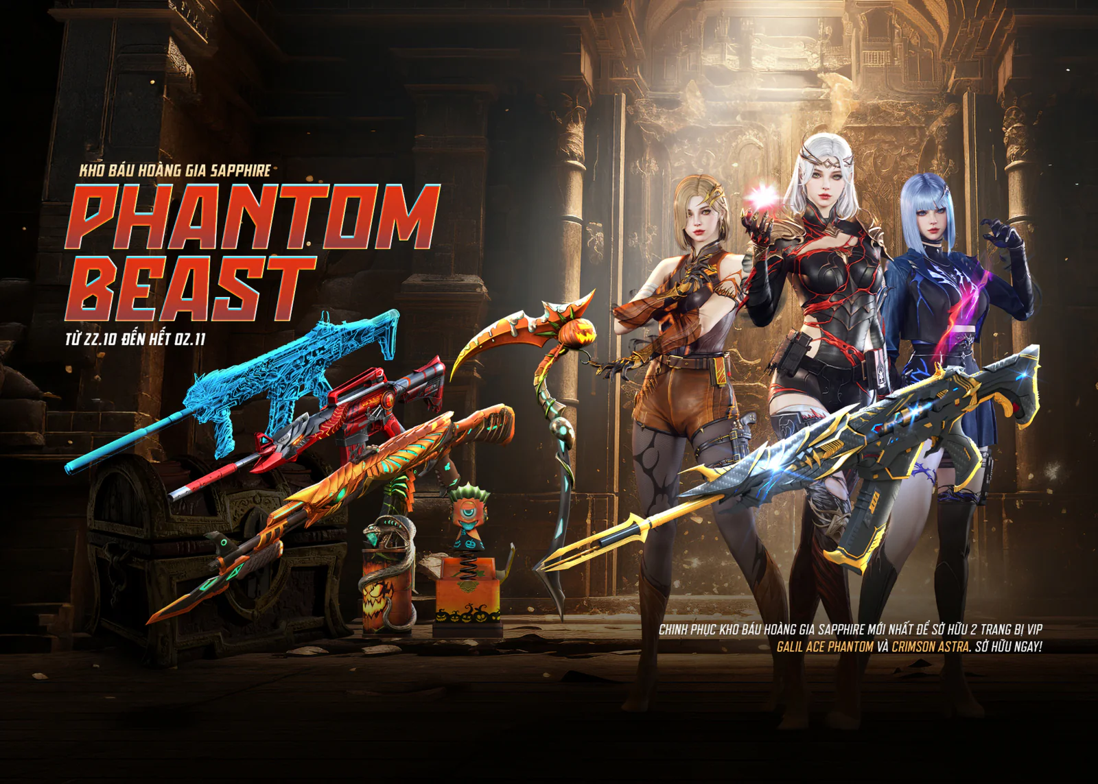 Đột Kích khuấy động Halloween với VVIP Galil ACE - Phantom