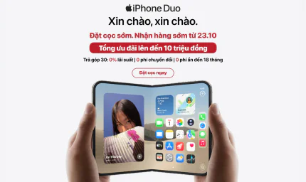 Di Động Việt tung ưu đãi khi đặt trước iPhone Duo