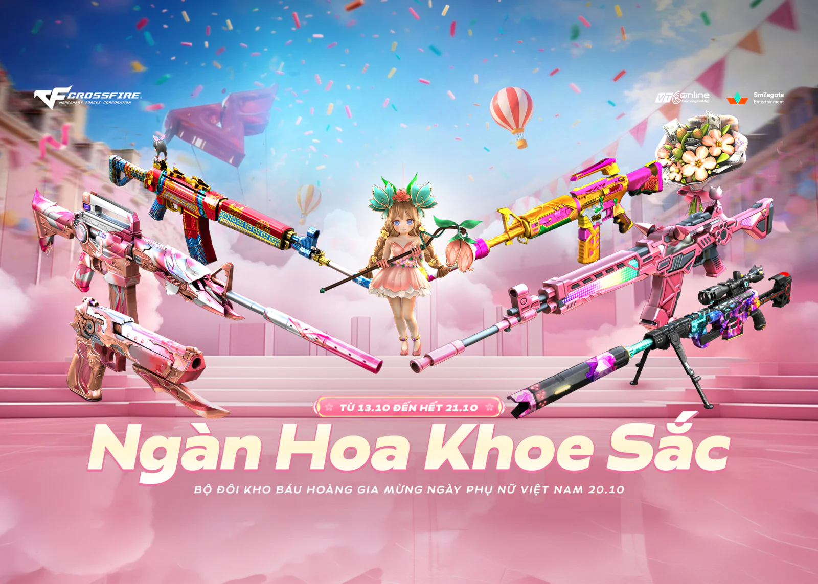 Đột Kích ra mắt bộ đôi Kho Báu Hoàng Gia mừng ngày 20/10